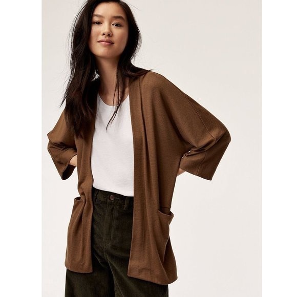 Aritzia Sweaters - Wilfred Free // Zlata Cardigan in Camel XS